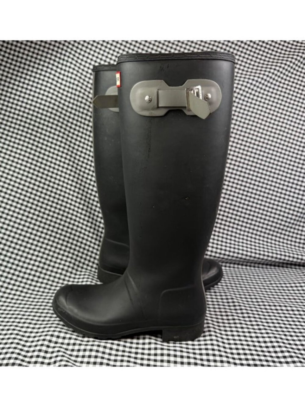 Hunter Original Tall Matte Wellies Black Rain Boots Women’s US 8 UK 6 EU 39